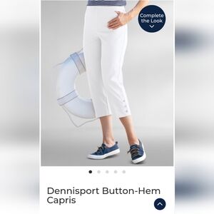 Appleseed's Button Hem Capris
